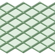 rhombe texturisant 3d print model - Mito3D