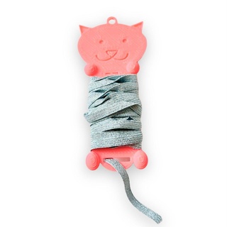 ribbon holder kitty cat yarn reels tape wool thread porta organizer cats 3d print model - Mito3D
