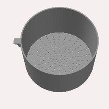 rice strainer  rice rice strainer strainer cooking kitchen goods  utensil 3d print model - Mito3D