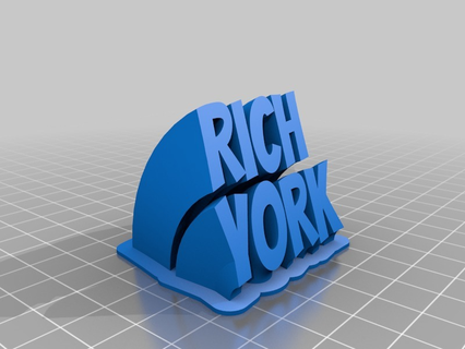 rich york Home customized office home work desk 3d print model - Mito3D