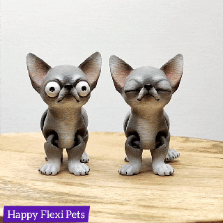 richard chihuahua - articulated toy dog print place funny puppy flexi figurine happy pets flexible animal pet sculpt 3d print model - Mito3D