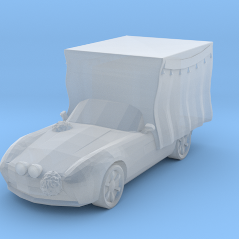richard hammonds fiat top gear medio oriente speciali gioco barchetta grand tour 3D print model - Mito3D