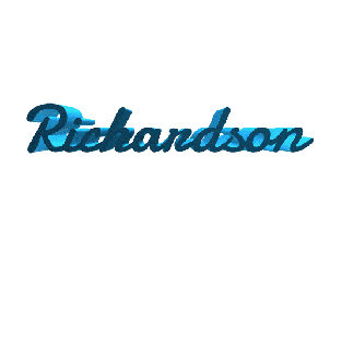 Richardson oğlan erkek adam ilk isim dekorasyon Sanat ev gün bricoloup 3d 3d print model - Mito3D