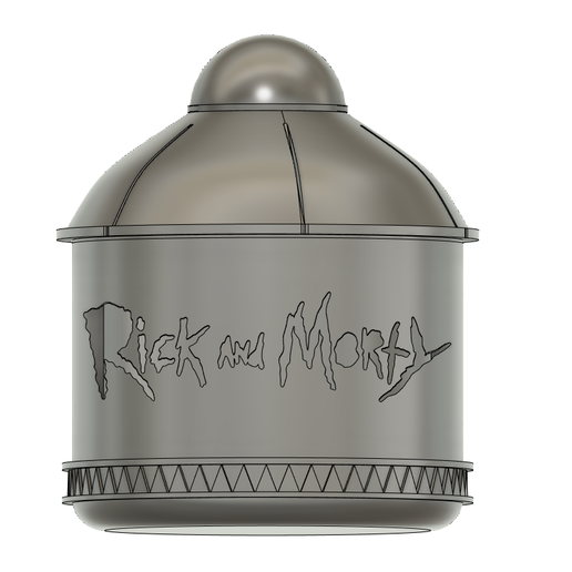 rick & morty decoration box 3D print model - Mito3D