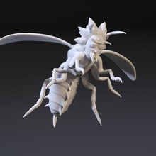 rick hornet Kunst Skulpturen Serie tv Kreatur mythologische monster wildlife beängstigend spooky statue unheimlich Insekt rickandmorty 3d print model - Mito3D