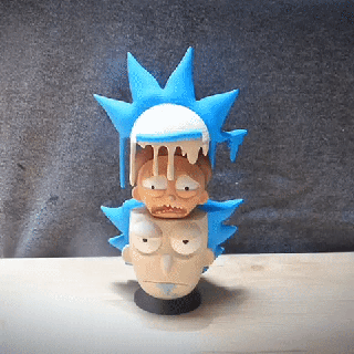meule morty rickymorte rickpepinillo jouet jouets art amusement 3d print model - Mito3D