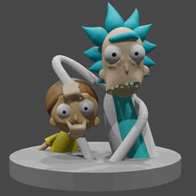 rick morty collectible 3 collection rickandmorty character toy scientist crazy 3d print model - Mito3D