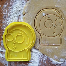 rick morty cortador de cookie a casa cozinhar kithen 3d print model - Mito3D