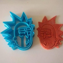 rick morty cookie cutter various jannie lukewarm jolan sanchez food good 3d print model - Mito3D