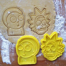rick morty cookie cutters pack home kithen Kochen 3d print model - Mito3D