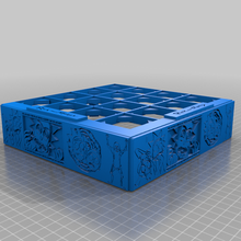 rick morty lithophane chess board tool 3d printing 3d print model - Mito3D