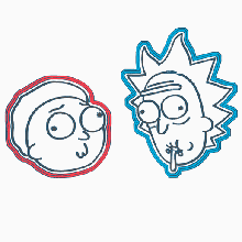 rick morty pack 2 - cookie cutter and jessica jerry smith beth clone evil 3d print model - Mito3D