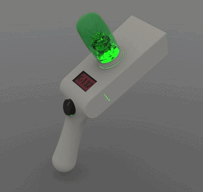 Rick mortiço portal arma fogo verde laser moda cosplay Bruxas Sanchez c137 3D print model - Mito3D