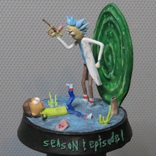 rick morty season 1 episode art elegoo mars decor sculpture toy decoration statue figurines ender 3d print model - Mito3D