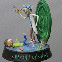 rick guarda il match della stagione 1-episodio 1 art arredamento la decorazione elegoo marte figura figurina scultura giocattolo i giocattoli sculture 3d print model - Mito3D