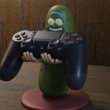 rick ps4 cucumber command carrier and morty 3d print model - Mito3D