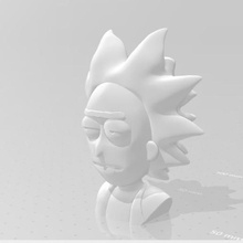 rick estatua art 3d print model - Mito3D