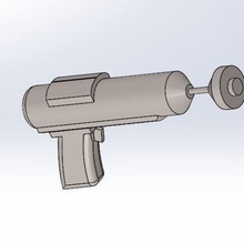 ricky morty pistola 2 giocattolo divertimento 3d print model - Mito3D