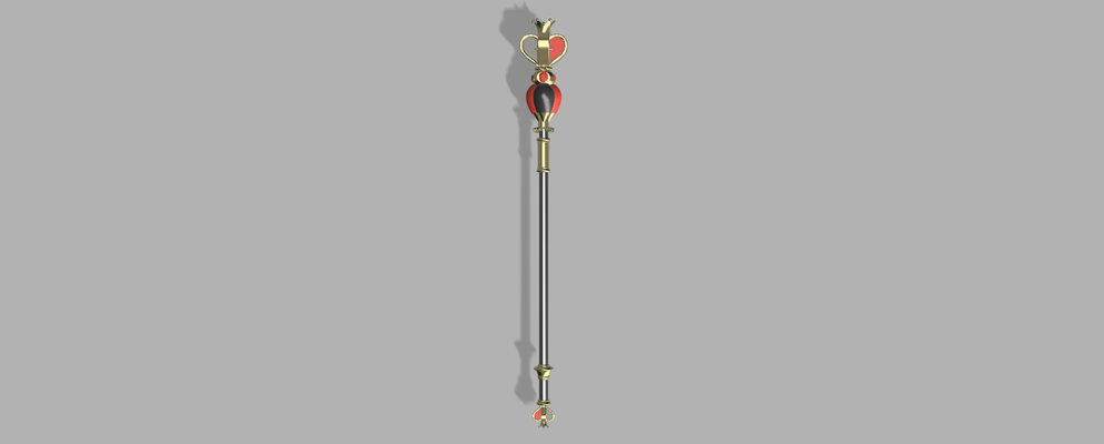 riddle staff twisted wonderland cosplay alicia anime 3d print model - Mito3D