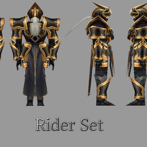 rider set 3D print model - Mito3D