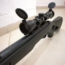 rifel kapsamında koruyucu gadget silah monte edin gerçek hayat lens kapsam ekipman korumam taktik askeri tüfek silahlar 3d print model - Mito3D