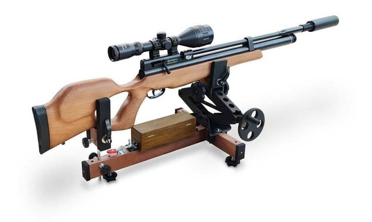 rifle estante soporte 3d impresora aire pistola descanso impresión 3d print model - Mito3D