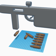 fucile arma gadget esercito giochi giocattolo 3d print model - Mito3D