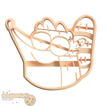 rigby regular cookie cutter & stamp 3d print model - Mito3D