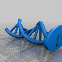 right handed DNA Fest 3d print model - Mito3D