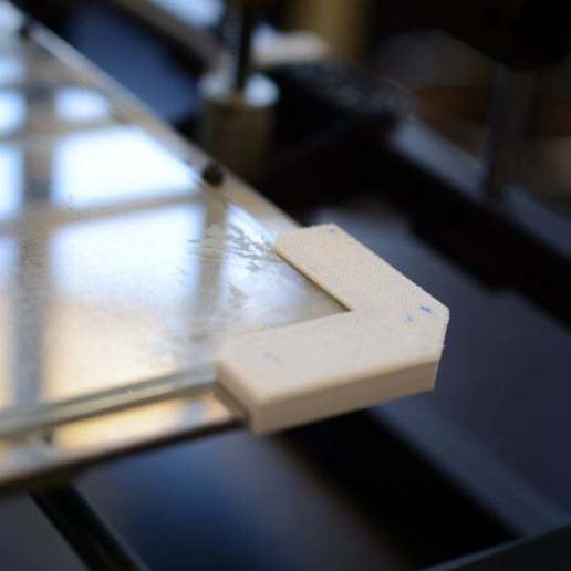 rigidbot vidro canto ferramenta melhoria 3d impressora acessórios 3D print model - Mito3D