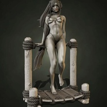 rikku finale fantasia bikini suite donne statua stl sollievo sculture arte gioco bellissimo Stampa 3dprint figure figurina stampabile 3d print model - Mito3D