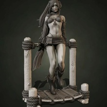 rikku finale fantasia regolare suite donne statua stl sollievo sculture arte bikini gioco bellissimo Stampa 3dprint figure figurina stampabile 3d print model - Mito3D