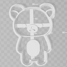 rillakuma de l'ours à l'emporte-pièce la maison cookiecutter moisissure biscuit 3d print model - Mito3D
