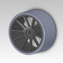 rim tire hot wheels 3d print model - Mito3D