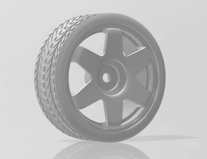 rim tire Game 3d print model - Mito3D