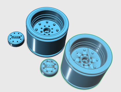 cerchi claas xerion 1 16 vari modello fabbricazione 3d print model - Mito3D