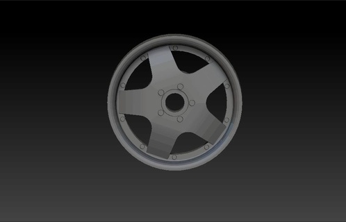 rims rostock hsr am632 replica hot wheels diecast 1 64 scale hotwheels 64scale 164scale tomica greenlight minigt 3d print model - Mito3D