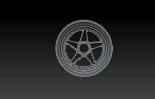 cerchi rotiforme chd replica caldo ruote pressofuso 1 64 scala hotwheels 64scale 164scale tomica luce verde minigt 3d print model - Mito3D