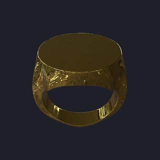ring 002 squillare ipoypunk limaopata oro gioielleria 3d print model - Mito3D