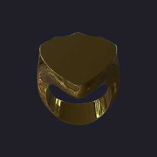 ring 003 squillare ipoypunk limaopata oro gioielleria 3d print model - Mito3D