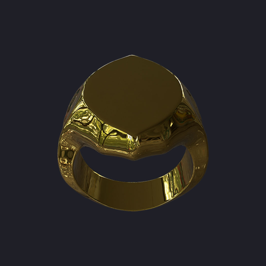 ring 004 bague ipoypunk limaopat or bijoux 3D print model - Mito3D