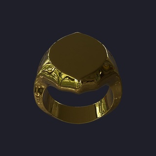 ring 004 squillare ipoypunk limaopata oro gioielleria 3d print model - Mito3D