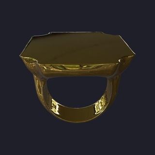 ring 005 anel ipoypunk limaopat ouro joalheria 3d print model - Mito3D