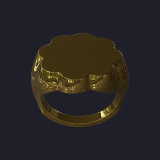 ring 008 joalheria anel ipoypunk limaopat ouro 3d print model - Mito3D