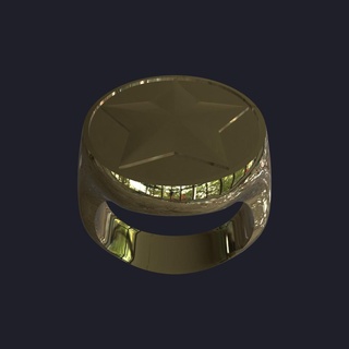 ring 022 squillare ipoypunk limaopata oro gioielleria 3d print model - Mito3D