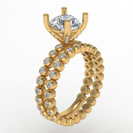 ring mariage bande bijoux bague 3D print model - Mito3D