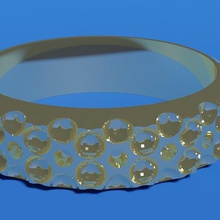 ring001 gioielli anelli 3d print model - Mito3D