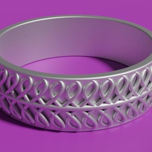 ring002 jewelry rings 3d print model - Mito3D