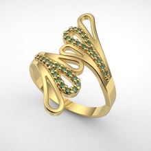 anillo la joyería 3d print model - Mito3D