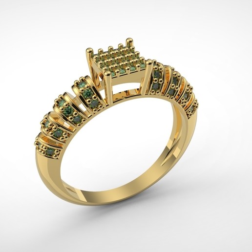 anillo la joyería 3D print model - Mito3D